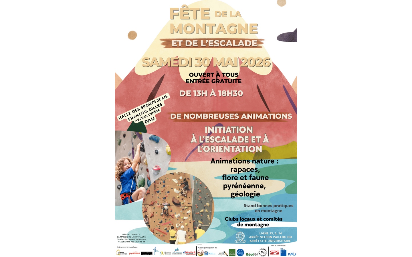 La Fête de la montagne et de l'escalade 6 Rue Jean Geneze Pau 2026-05-30