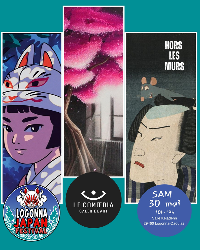 La Galerie d’Art Le Comoedia fait escale au Japan Festival de Logonna-Daoulas Salle Kejadenn Logonna-Daoulas