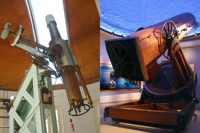 La grande lunette et le télescope de Foucault Observatoire de Marseille Marseille