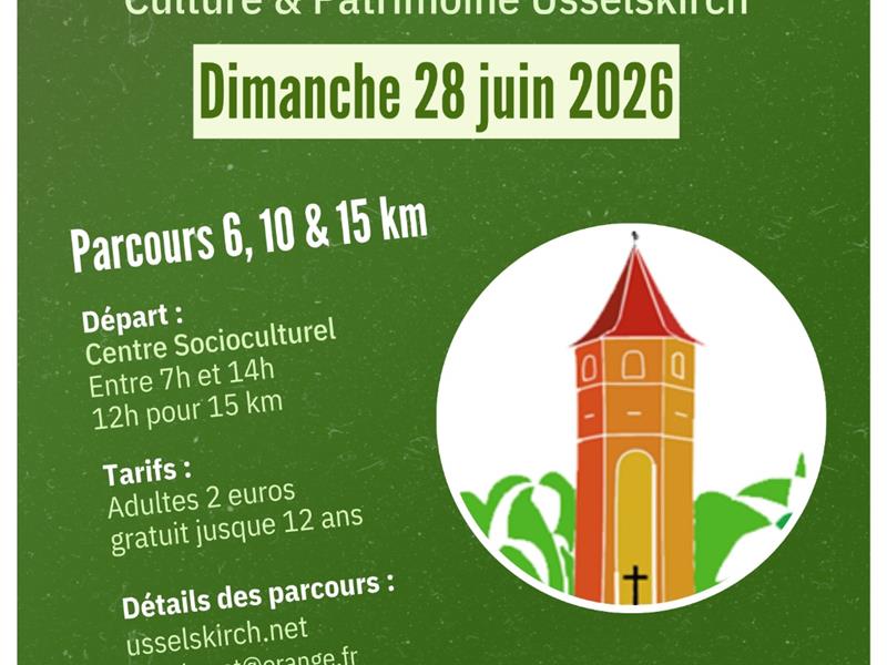 La Marche du Patrimoine 84 rue des bleuets Boust 2026-06-28