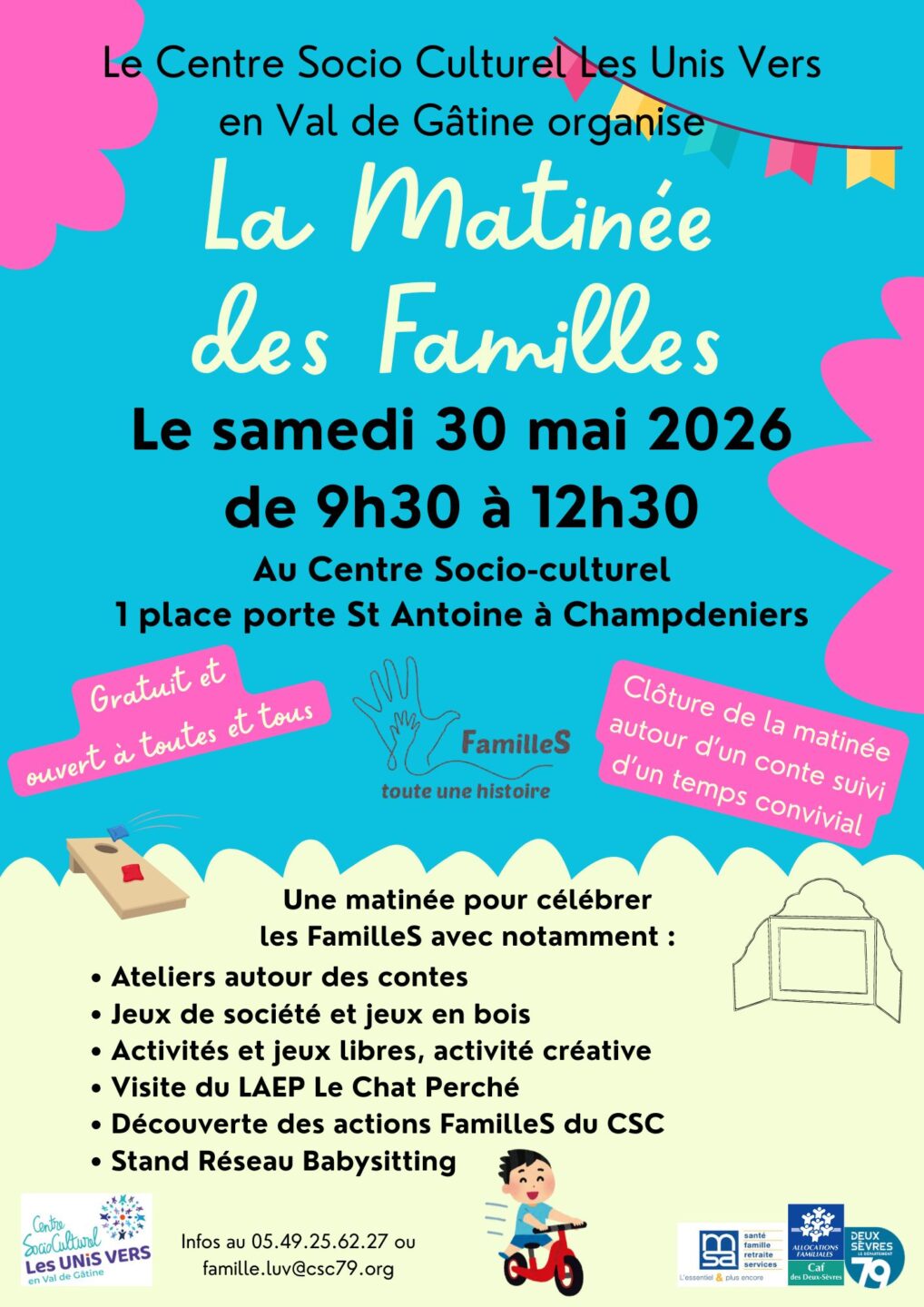 La matinée des familles CSC Champdeniers