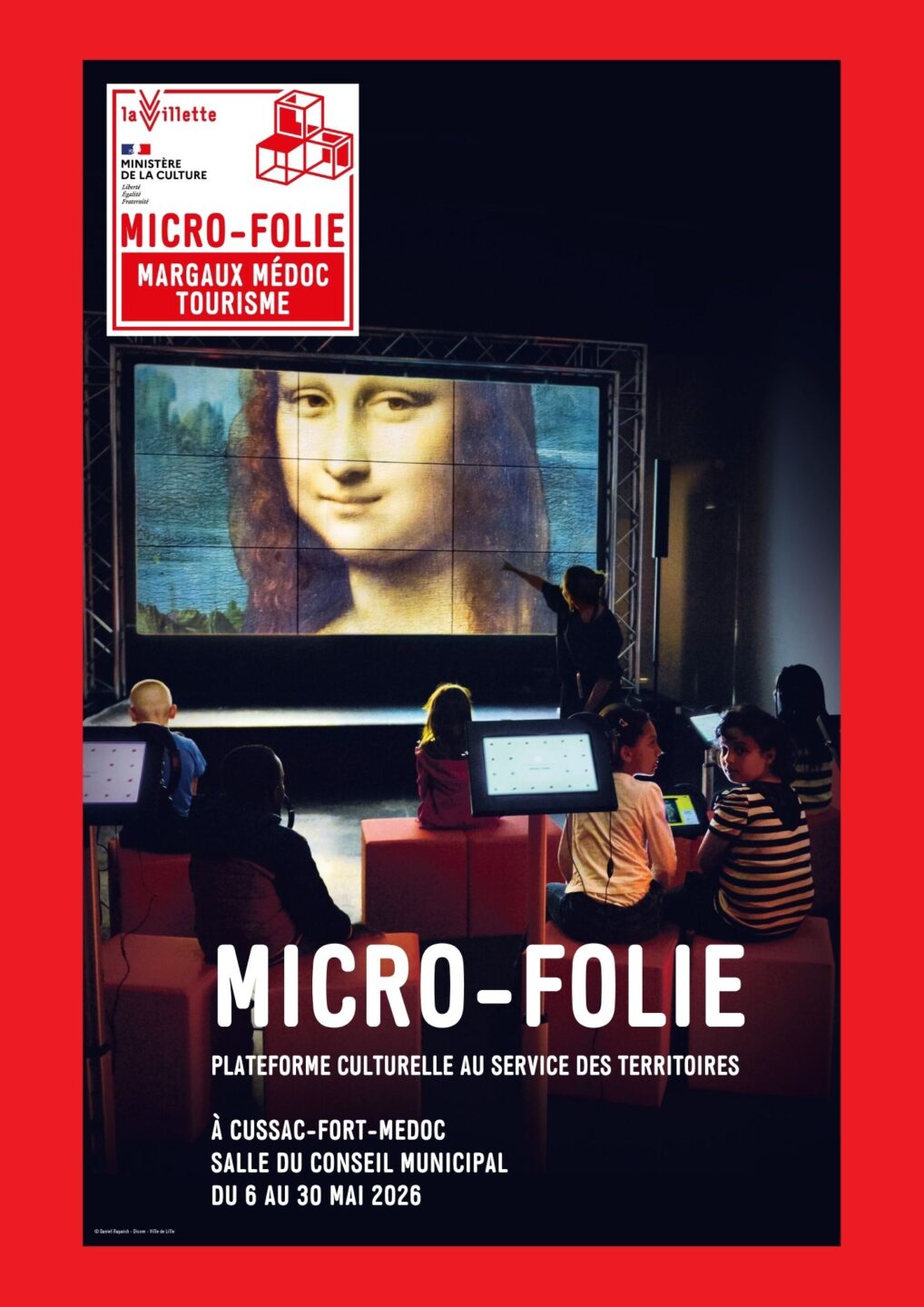 La Micro-Folie mobile Salle du conseil municipal Cussac-Fort-Médoc