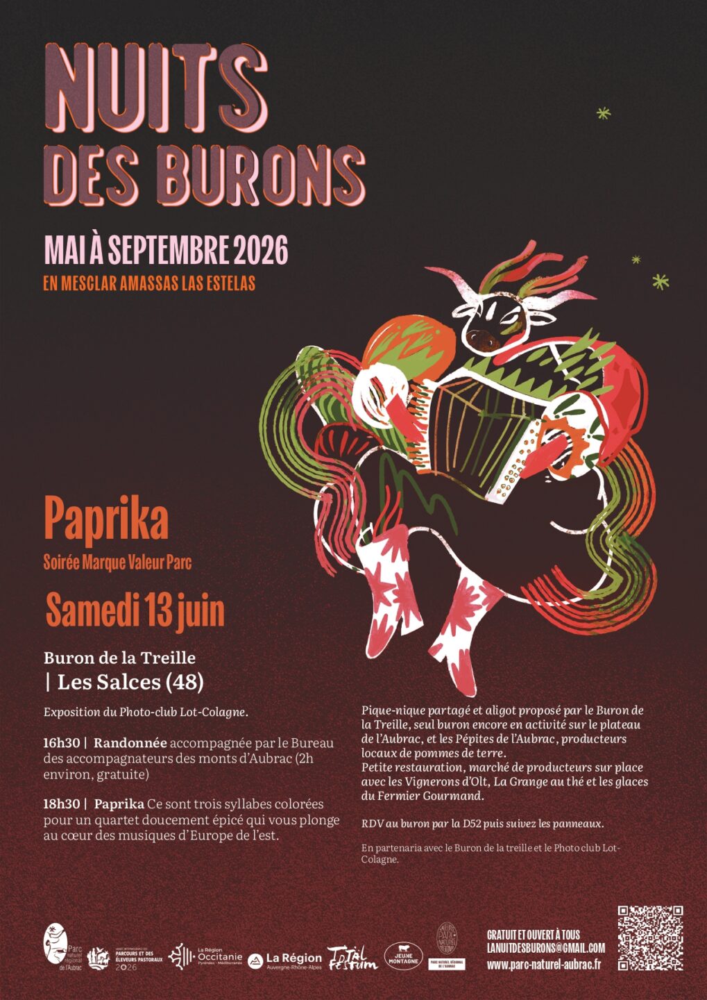 LA NUIT DES BURONS Buron de la Treille Les Salces 2026-06-13