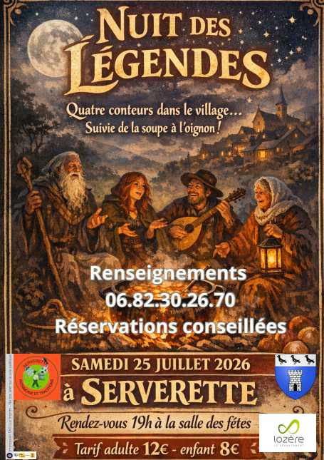 LA NUIT DES LÉGENDES Serverette