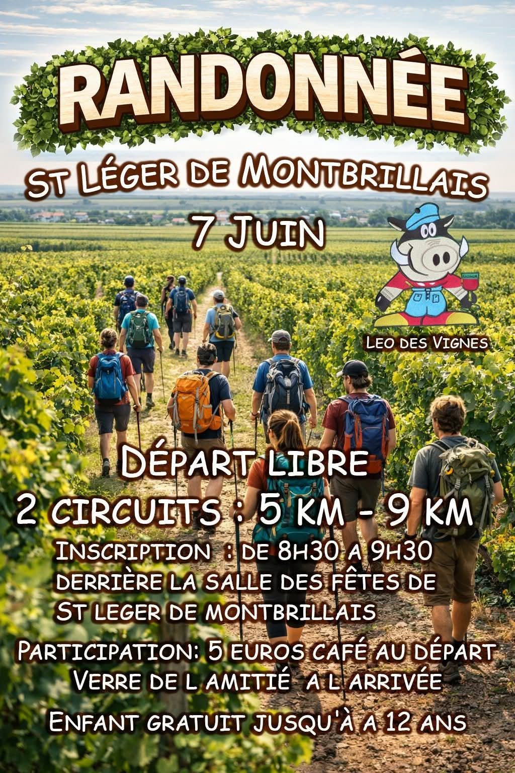 La Rando des Léo Salle des Fêtes Saint-Léger-de-Montbrillais 2026-06-07