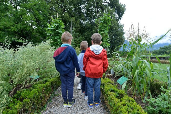 La visite des 2-3 ans : Le jardin des Charmettes Les Charmettes