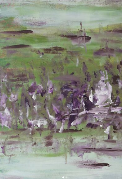 Tableau de Laurent Fabius Les oiseaux s’abreuvent