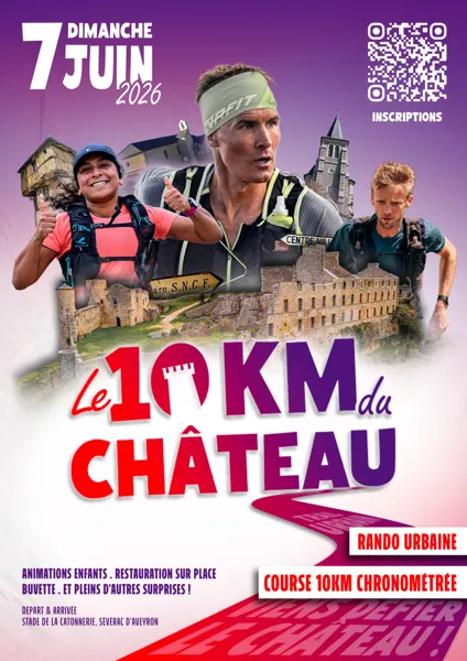 Le 10 km du château Avenue Jean Moulin Sévérac d'Aveyron 2026-06-07