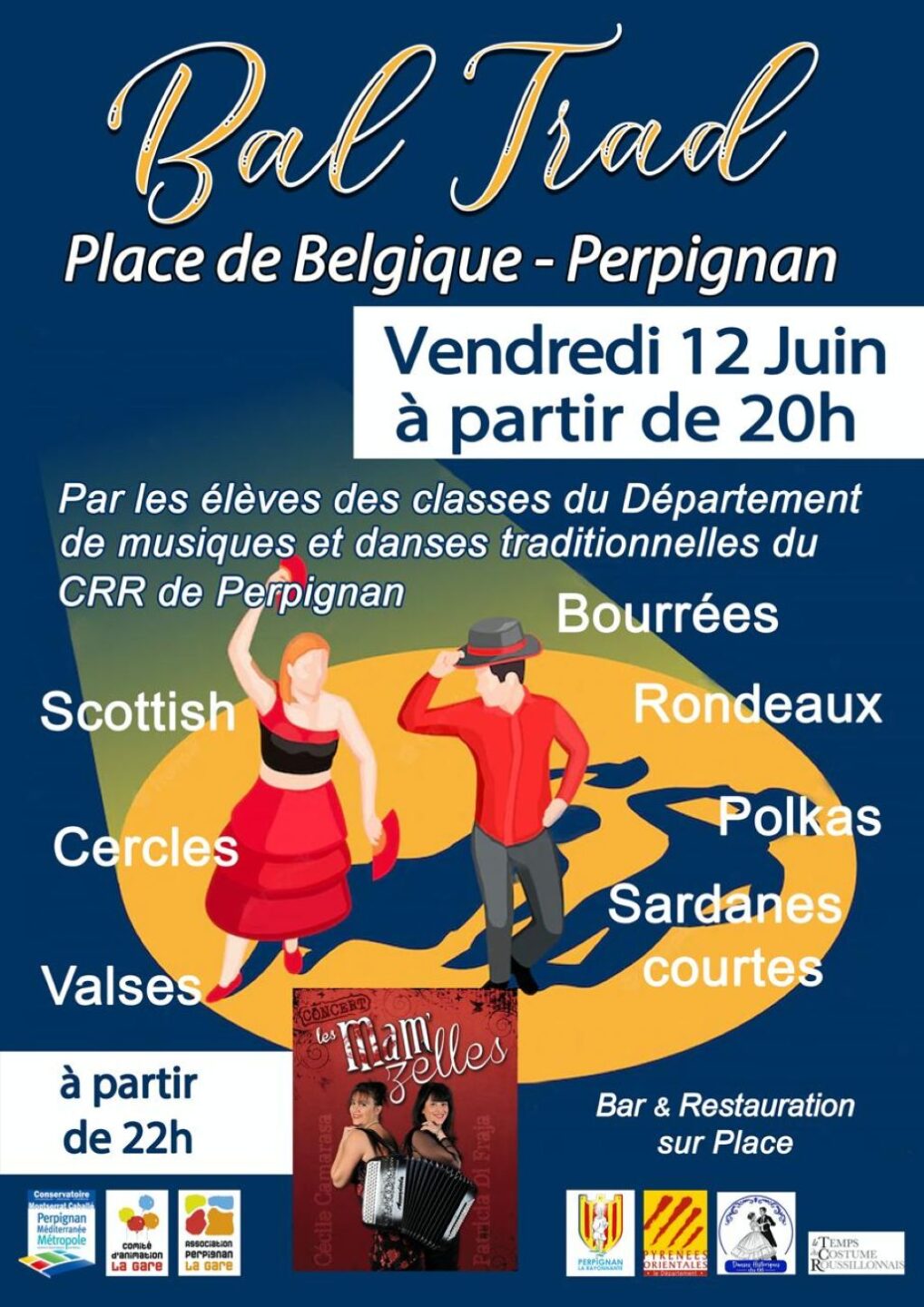 LE BAL TRAD 2026 Place Albert de Belgique Perpignan 2026-06-12
