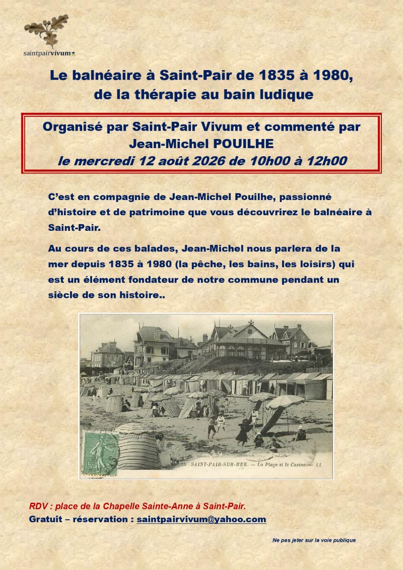 Le balnéaire à Saint-Pair de 1835 à 1980 Rue de la Chapelle Sainte-Anne Saint-Pair-sur-Mer
