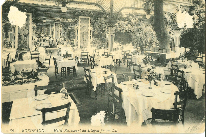 Le chapon fin : histoire bicentenaire du grand restaurant bordelais Le Chapon Fin Bordeaux