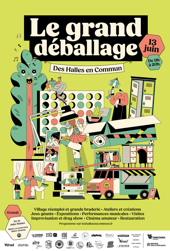 Le Grand Déballage Les Halles en Commun Rennes