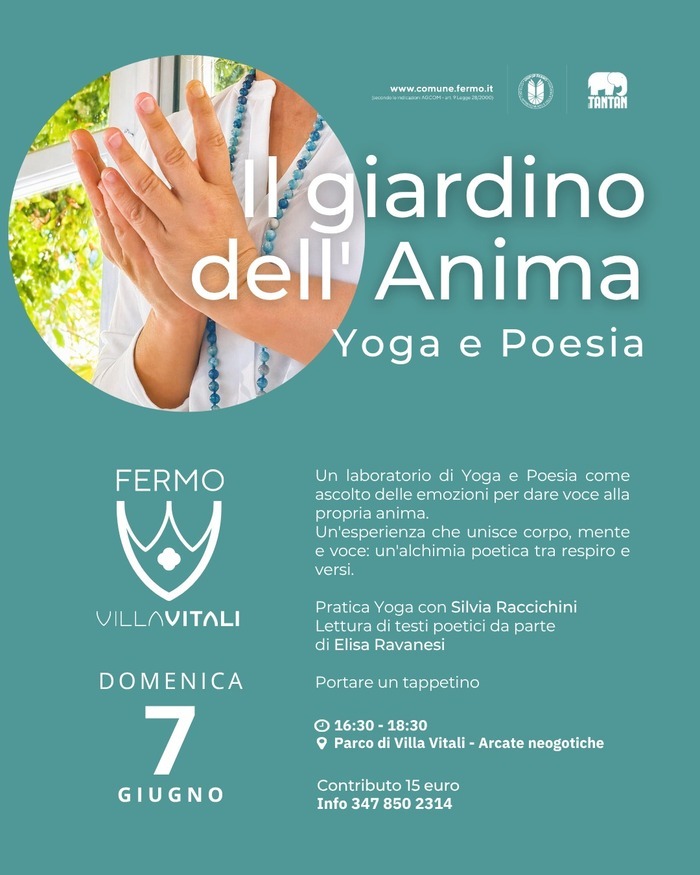 Le jardin de l’âme : yoga et poésie Parco di Villa Vitali Fermo