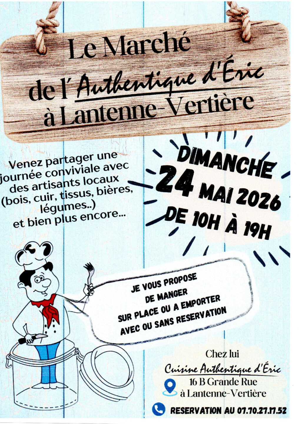 Le Marché de l&rsquo;Authentique d&rsquo;Eric  Lantenne-Vertière