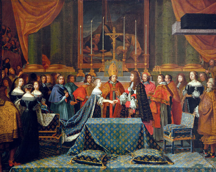 Le mariage de Louis XIV et de Marie-Thérèse d’Autriche Abbatiale Sainte-Croix Bordeaux