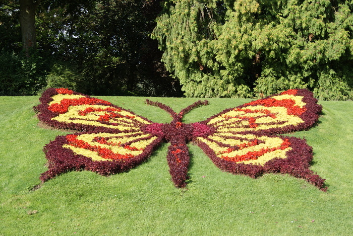 Le papillon de Cambrai, Jardins publics de Cambrai, Cambrai