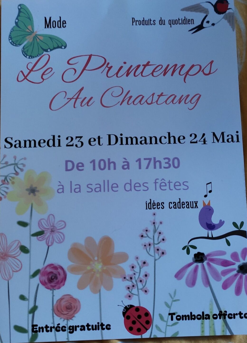 Le printemps au Chastang Le Chastang