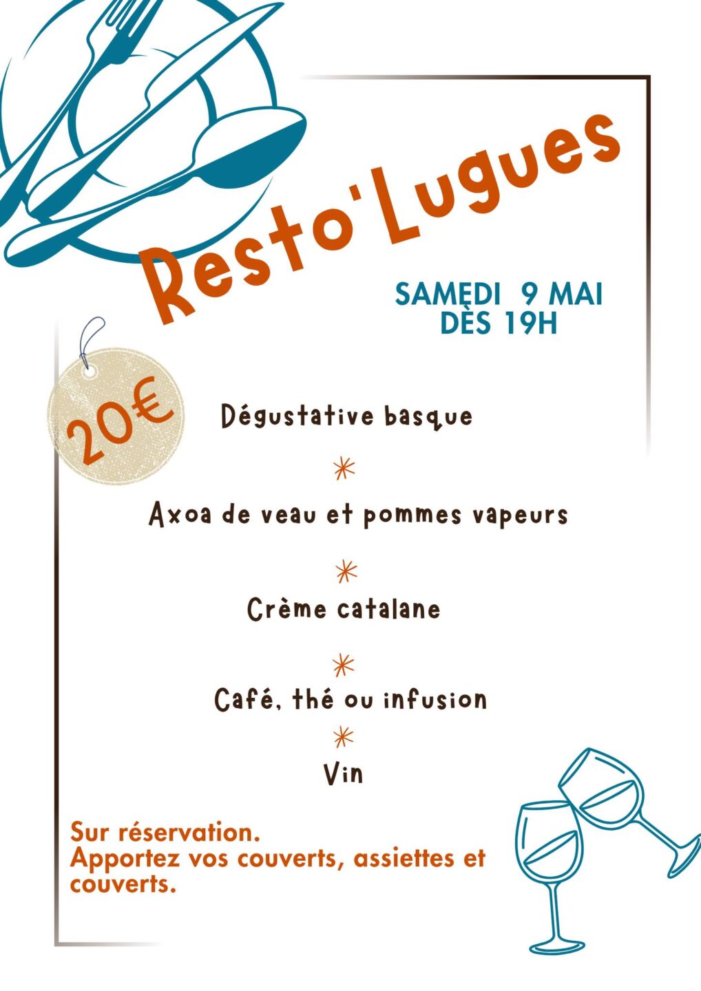 Le Resto&rsquo;Lugues  Pindères