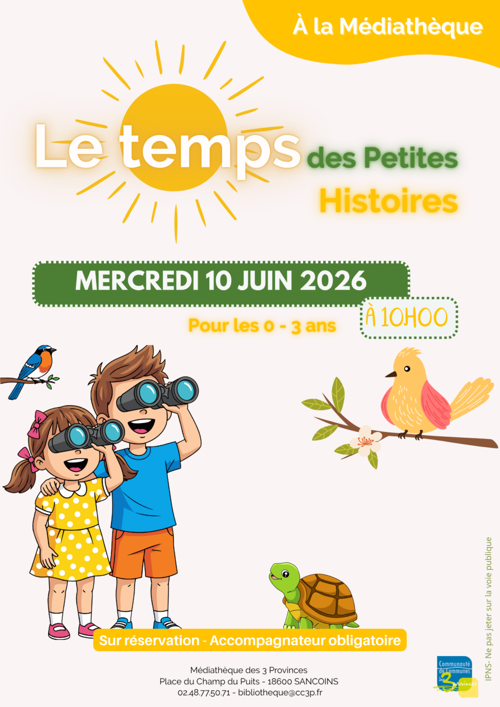 Le temps des petites histoires  Sancoins