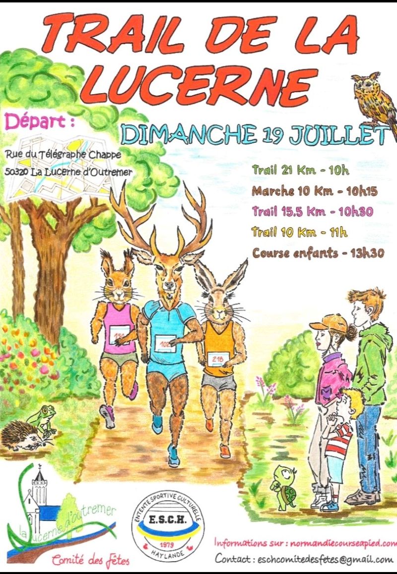 Le Trail de La Lucerne d'Outremer CHAMPS DE LA FETE COMMUNAL La Lucerne-d'Outremer 2026-07-19