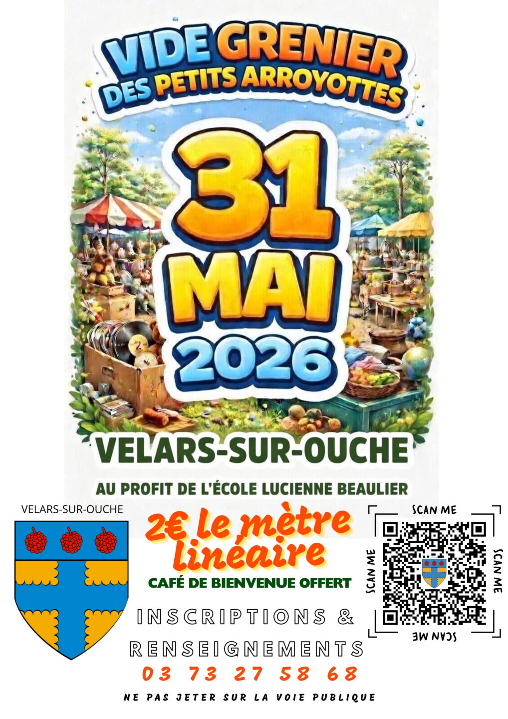 Le vide grenier des petits Arroyottes Velars-sur-Ouche