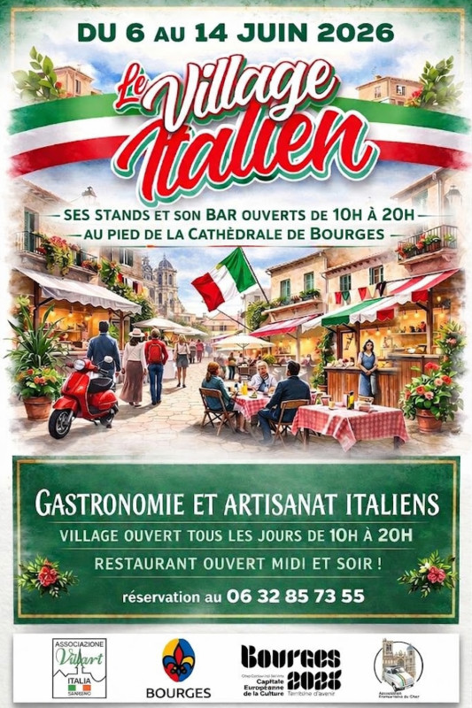Le Village Italien Place Etienne Dolet Bourges 2026-06-06