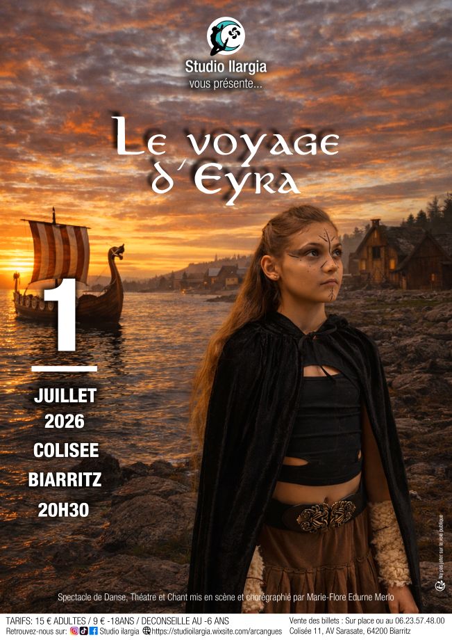 Le voyage d'Eyra 11 Avenue Sarasate Biarritz 2026-07-01