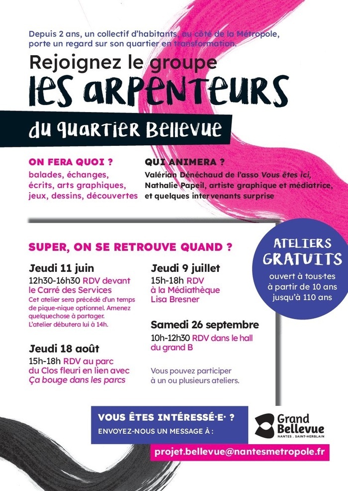 Les Arpenteurs du quartier de Bellevue Carré des Services (Le) Saint-Herblain