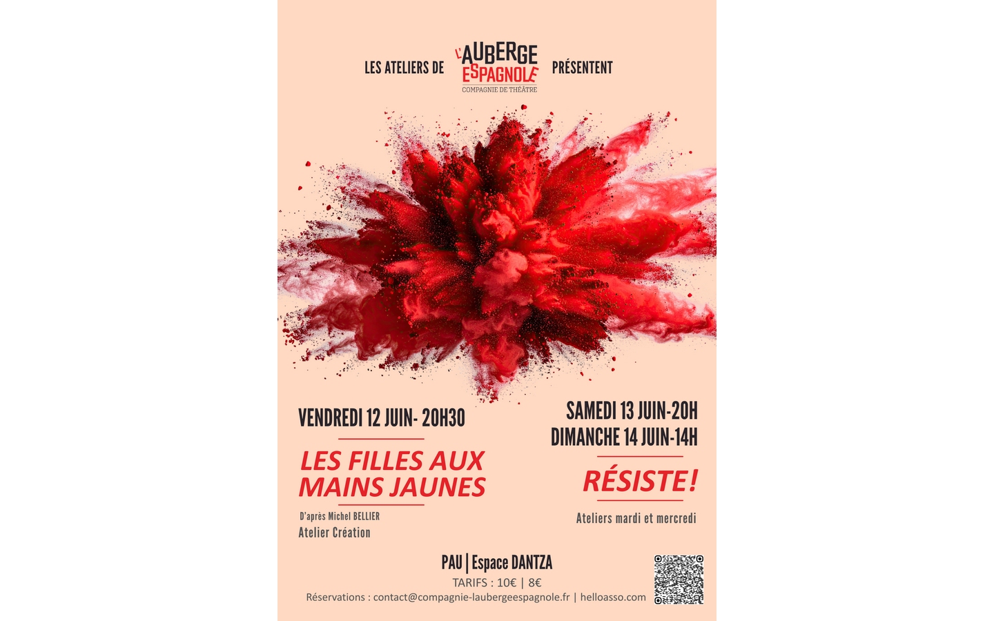 Les ateliers de l'Auberge espagnole Les filles aux mains jaunes 19 Rue Bourbaki Pau 2026-06-12