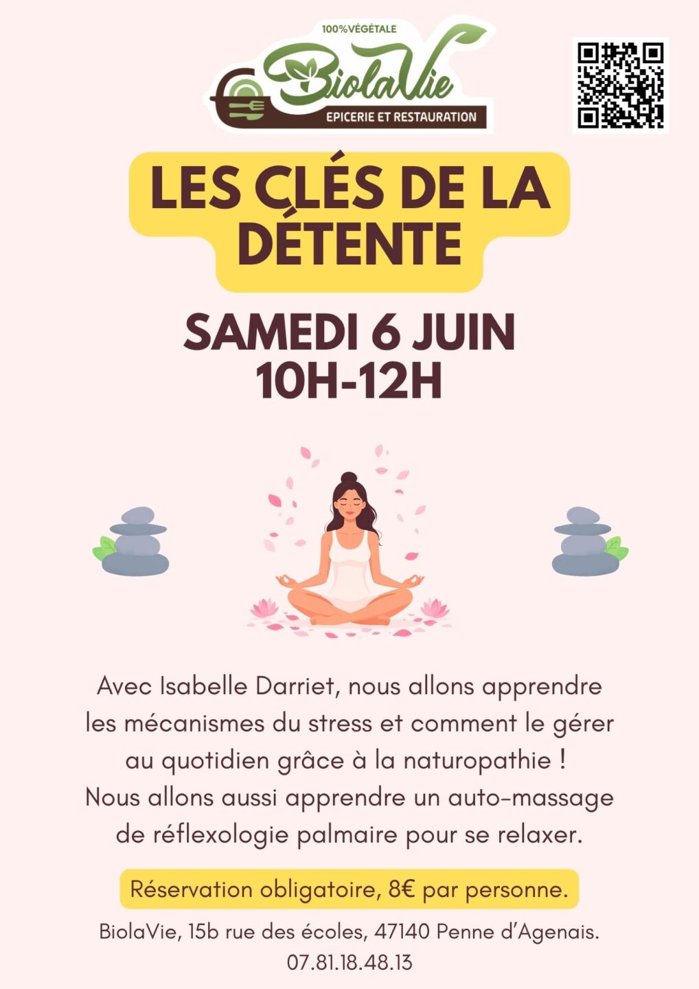 Les clés de la détente BiolaVie Penne-d&rsquo;Agenais