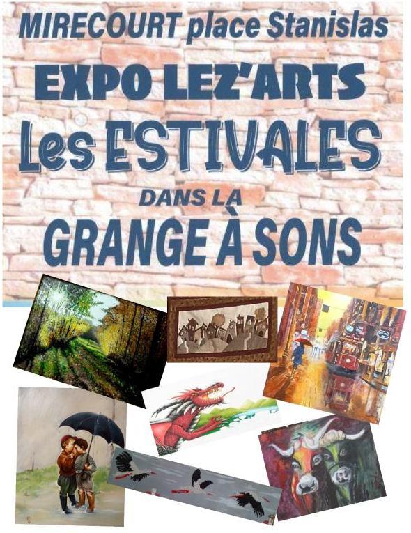 Les estivales des Lez'arts Exposition La Grange à Sons Mirecourt 2026-08-10