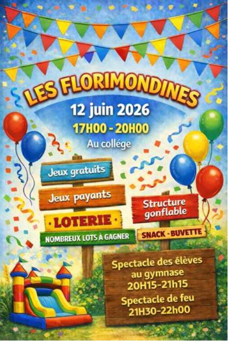 Les Florimondines Collège Florimond Robertet Brou 2026-06-12