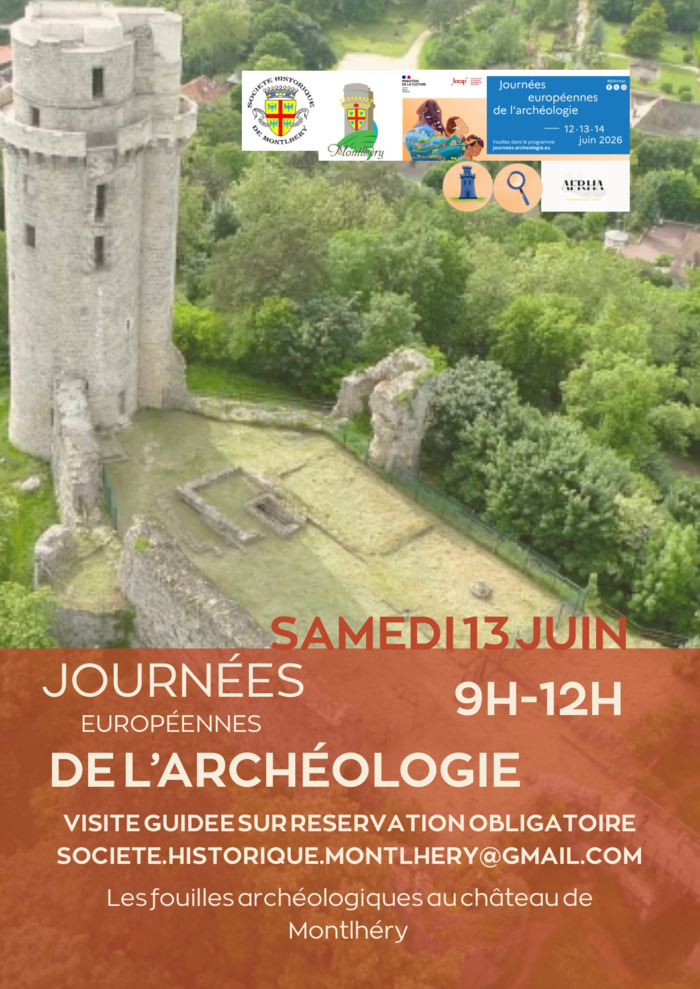 Les fouilles archéologiques au château de Montlhéry (91) Château de montlhery Linas
