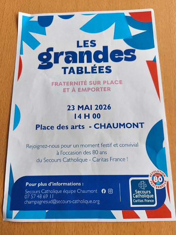 Les grandes tablées Chaumont