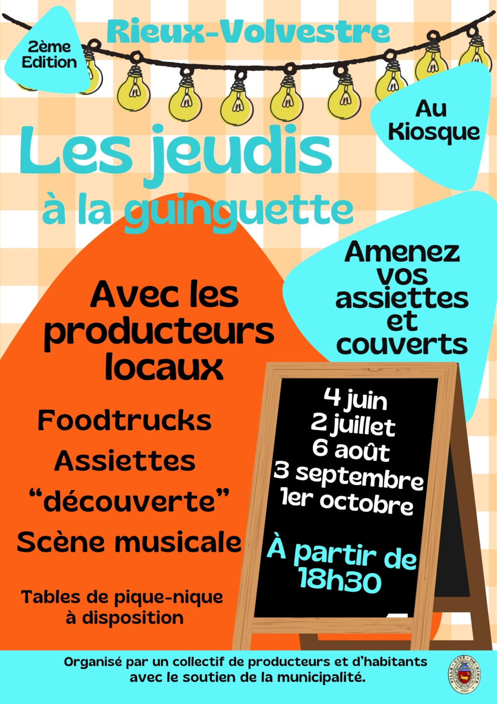 LES JEUDIS À LA GUINGUETTE DE RIEUX-VOLVESTRE Place du Préau Rieux-Volvestre