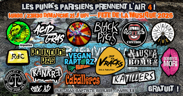 Les Punks Parisiens prennent l'air - 4 Spot 13 Paris
