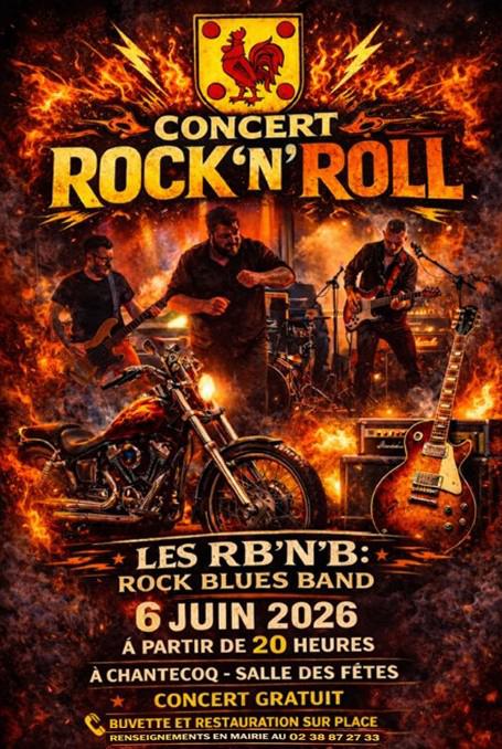 Les RB’N’B Rock blues band concert Chantecoq