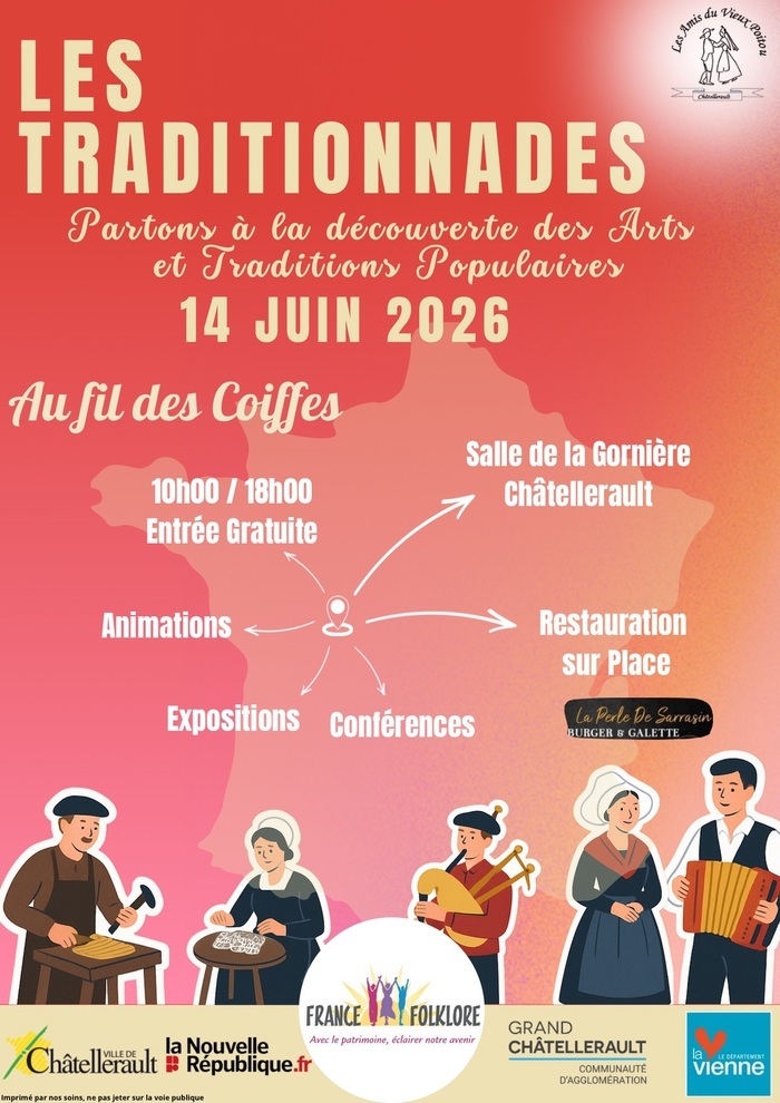 LES TRADITIONNADES au Fil des Coiffes grande salle de la Gornière Châtellerault