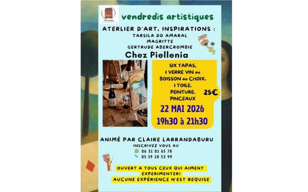 Les vendredis artistiques Place centrale Tardets-Sorholus