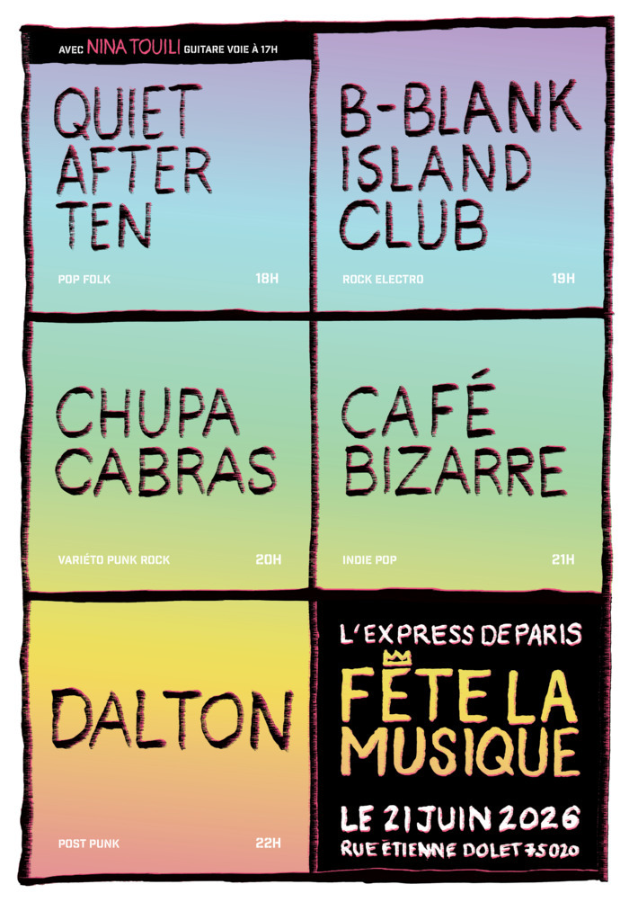 L'Express de Paris Ménilmontant fête la musique « live » ! L'express bar de Paris - Ménilmontant Paris