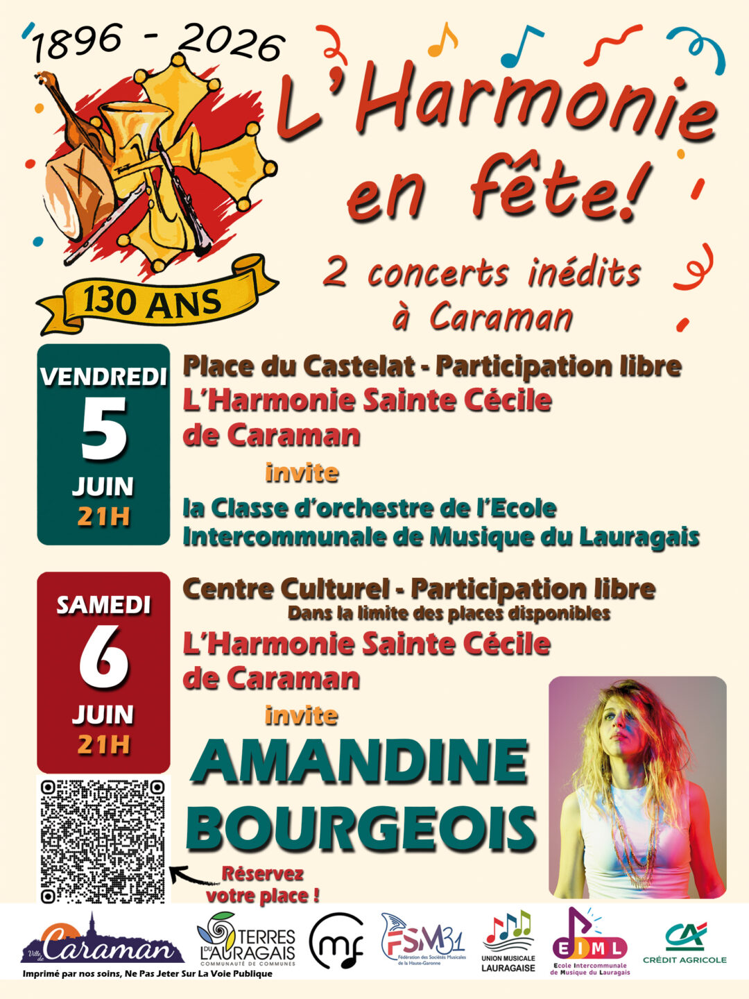 L'HARMONIE SAINTE-CECILE EN FÊTE  Caraman 2026-06-05