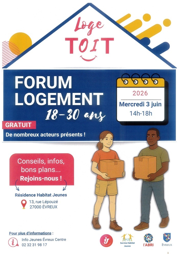 LOGE TOIT, Forum Logement, Résidence Habitat Jeunes, Évreux