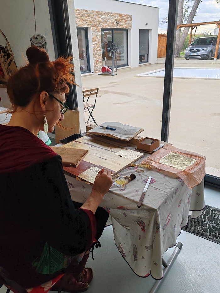 L'or au bout des doigts : initiation à la dorure Atelier dorure Annie Gaudin Saint-Chamas