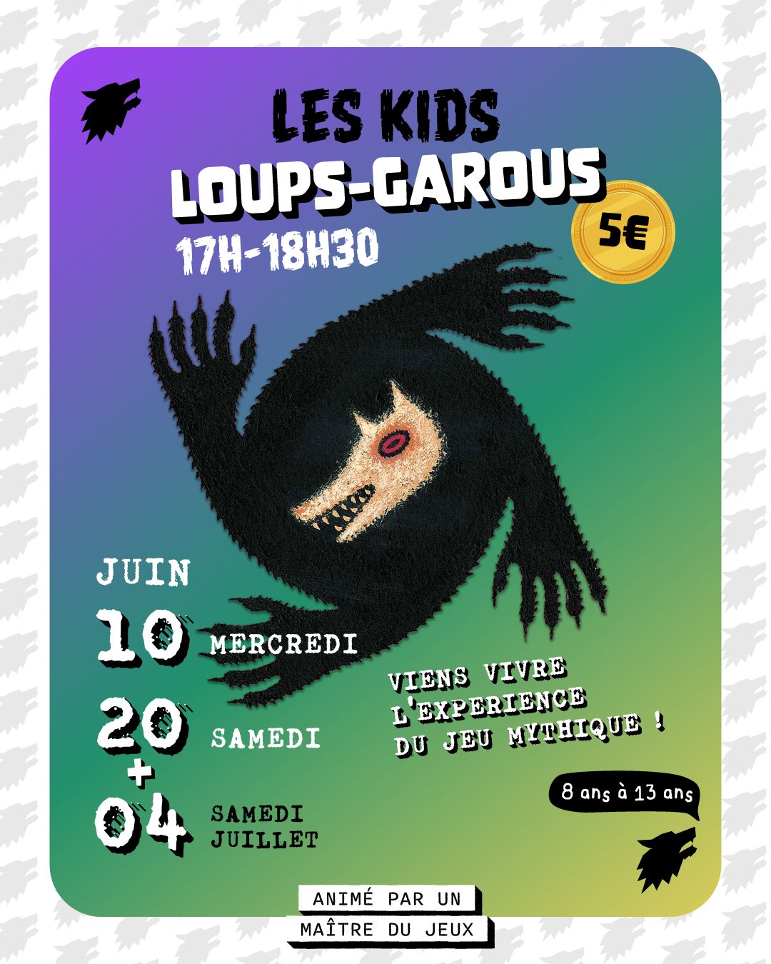 Loups-Garous KIDS Bar à jeux Les Tuiles Soustons