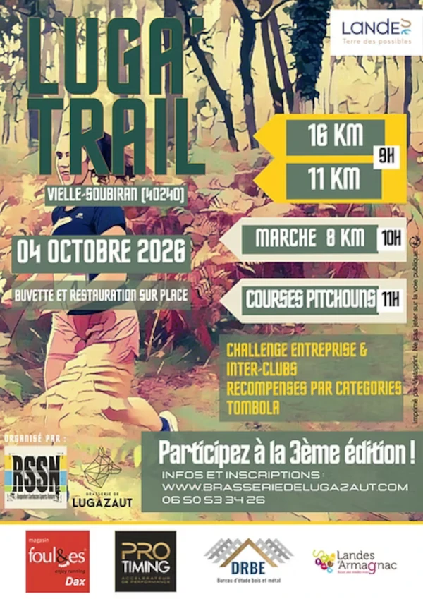 Luga'Trail 4585 route de Losse Vielle-Soubiran 2026-10-04