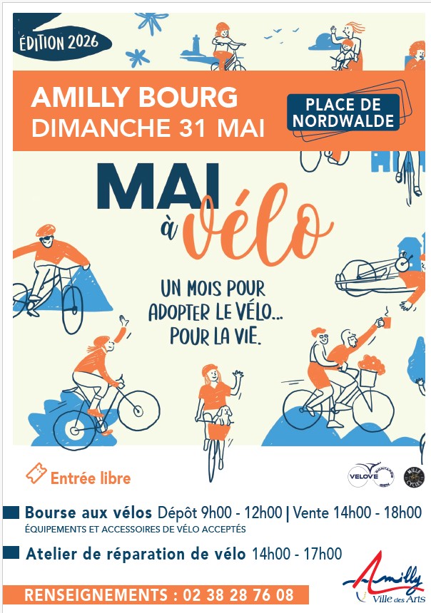 Mai à vélo Amilly