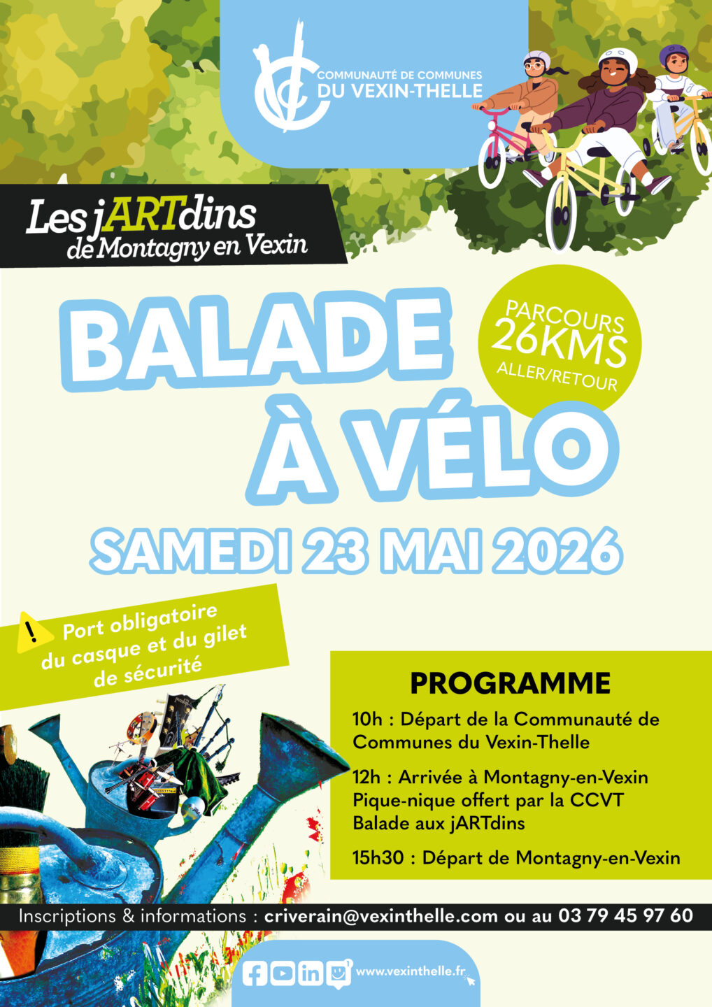 Mai à Vélo Balade vélo  Chaumont-en-Vexin