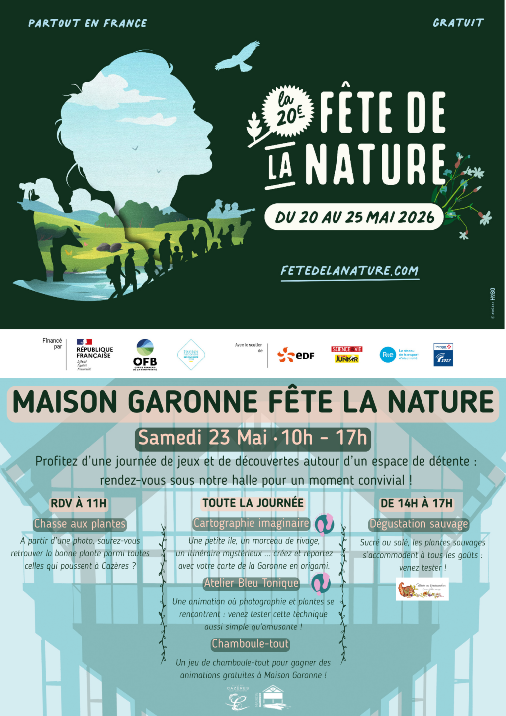 MAISON GARONNE FÊTE DE LA NATURE MAISON GARONNE Cazères