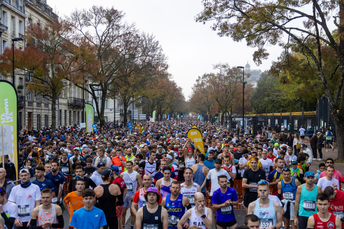 Marathon de Bordeaux Place de la bourse Bordeaux