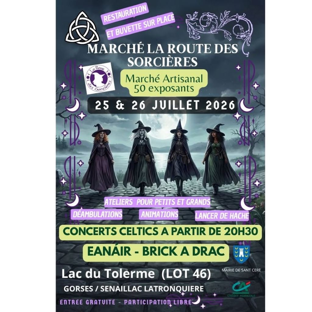 Marché artisanal fantastique au lac du Tolerme Gorses